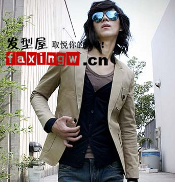 非常有个性的男士发型