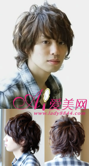 男生发型：2010年烫发发型