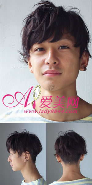 男生发型：2010年烫发发型