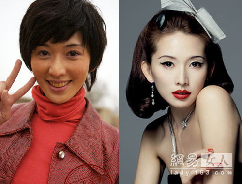 台湾名模林志玲长发美还是短发美