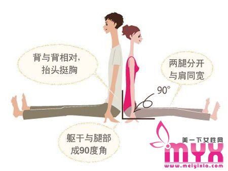 燃脂减重 促进双方感情的3分钟情侣瑜伽瘦身操