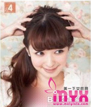 1分钟编发侧马尾 好看易学的发型扎法