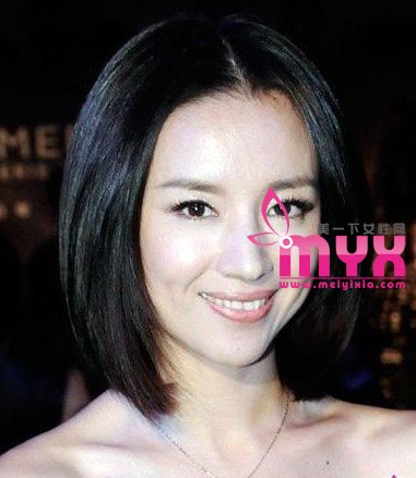 10大女星跟风“林夏”发型 究竟谁最适合中分发型