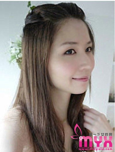 三款简易发型扎法 瞬间打造淑女形象