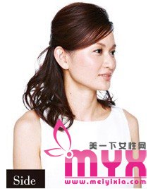 知性优雅的发型扎法  让你爱情事业双丰收
