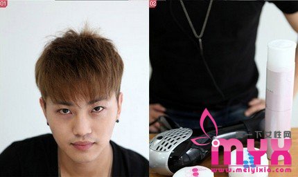 阳光感立显的男生抓头发教程 打造最IN韩式型男