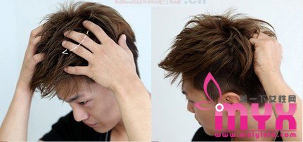 阳光感立显的男生抓头发教程 打造最IN韩式型男