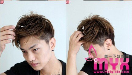 阳光感立显的男生抓头发教程 打造最IN韩式型男