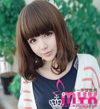 韩式假发 温婉动人 轻松瘦脸