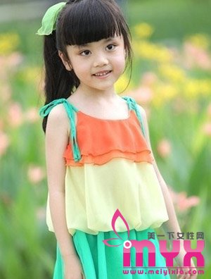 超可爱的baby发型绑法 萌至极点
