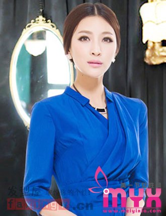 超人气女神范儿的中分发型  打造女王惊艳气质