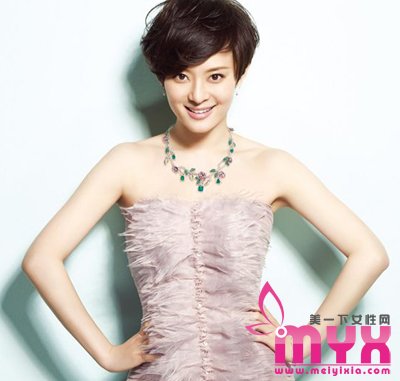 孙俪为某时尚杂志拍摄封面 复古短发演绎出不一样的时尚