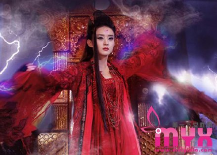 赵丽颖《花千骨》中的古典发型