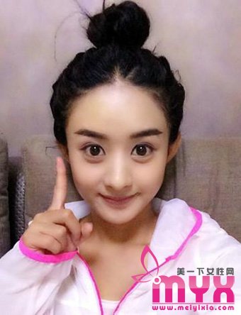 赵丽颖的发型怎么弄 古典美女神赵丽颖发型大盘点