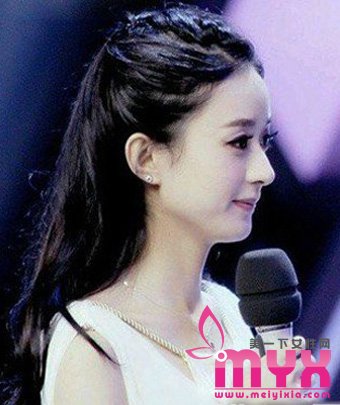 赵丽颖的发型怎么弄 古典美女神赵丽颖发型大盘点