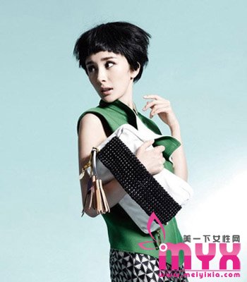 杨幂2015年短发发型图片