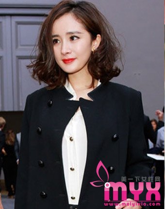 杨幂2015年短发发型图片