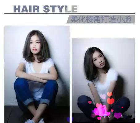 方形脸妹子的9款女神发型，让你分分钟拒绝Man