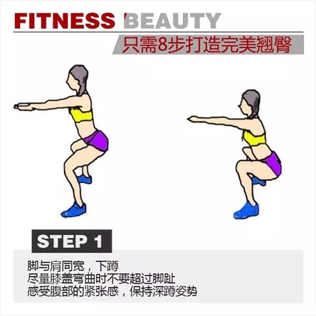 如何练就性感小翘臀，八个步骤详细图解学起
