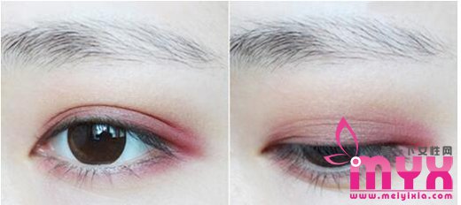 粉色系桃花眼化妆步骤 自带春风何处不吸睛？