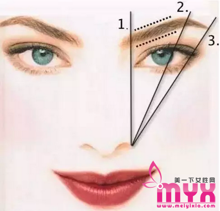 流星眉热火朝天pass一字眉 乔妹教你瘦脸流星眉画法