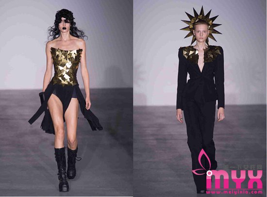 Gareth Pugh2017春夏伦敦时装周 暗黑与几何的碰撞