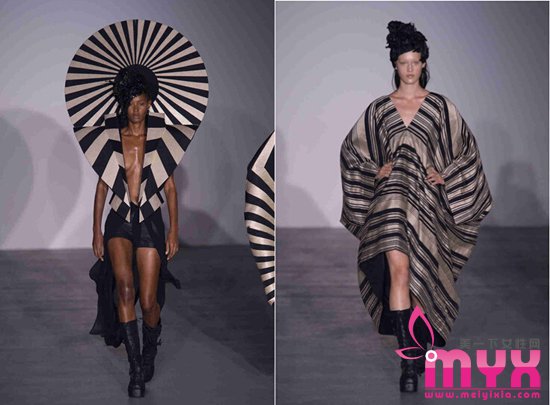 Gareth Pugh2017春夏伦敦时装周 暗黑与几何的碰撞