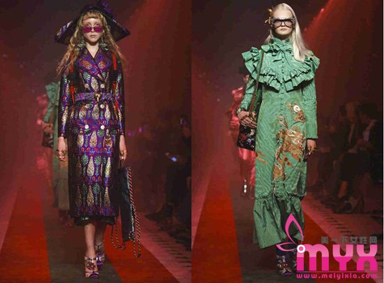 Gucci2017春夏米兰时装周大秀 最Gucci的迷幻