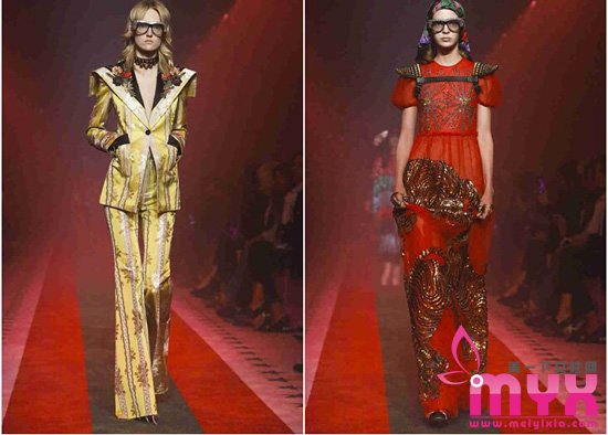 Gucci2017春夏米兰时装周大秀 最Gucci的迷幻