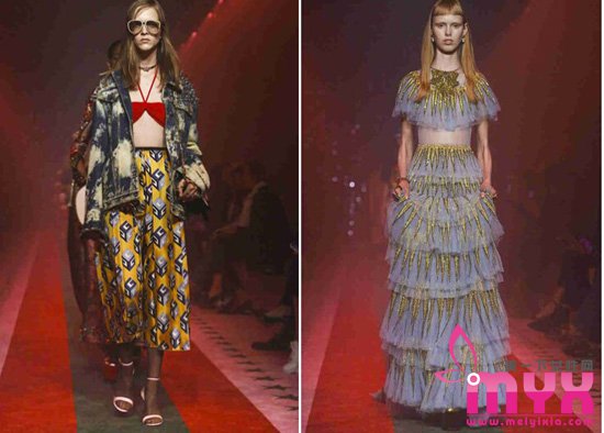Gucci2017春夏米兰时装周大秀 最Gucci的迷幻