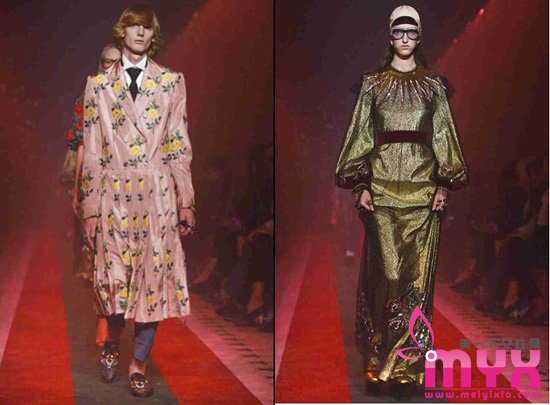Gucci2017春夏米兰时装周大秀 最Gucci的迷幻