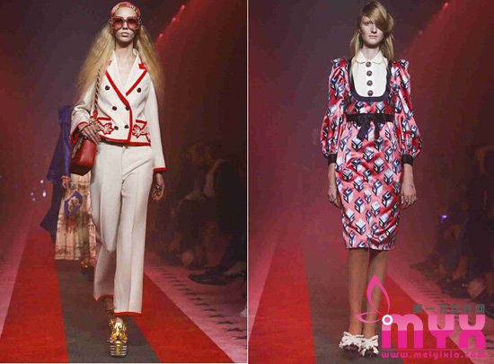 Gucci2017春夏米兰时装周大秀 最Gucci的迷幻