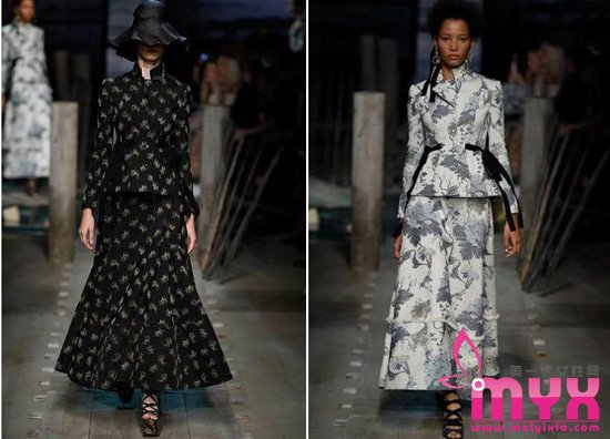 Erdem2017春夏伦敦时装周大秀 复古情调的妩媚