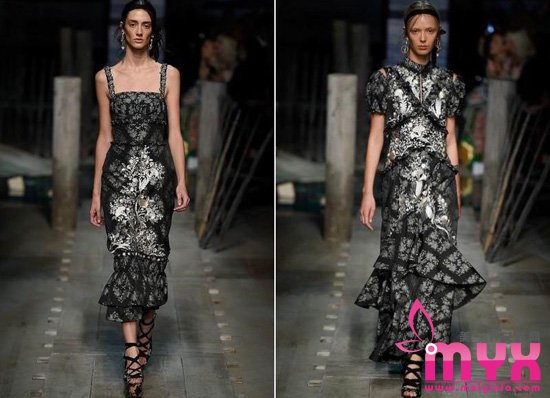 Erdem2017春夏伦敦时装周大秀 复古情调的妩媚