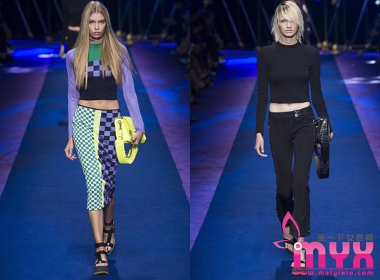 Versace2017春夏米兰时装周 低调而神秘的爆发力