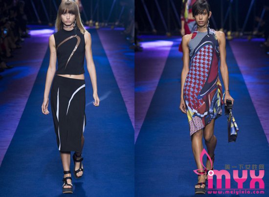 Versace2017春夏米兰时装周 低调而神秘的爆发力