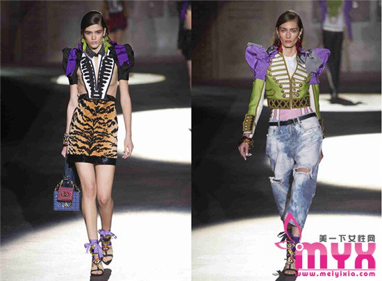 DSquared22017春夏米兰时装周 张扬青春的华丽