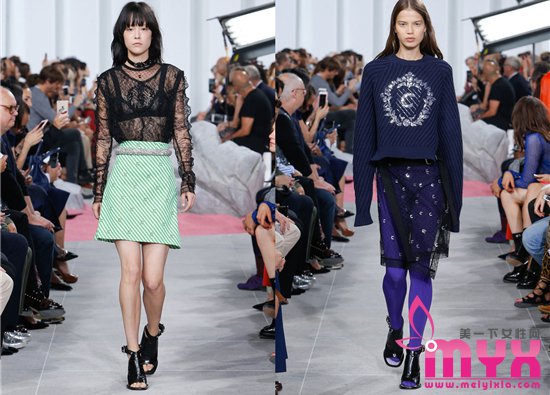 Carven2017春夏巴黎时装周女装秀 简约中的少女心