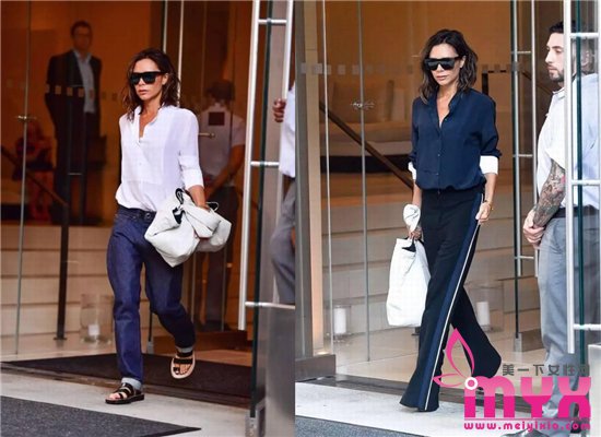 Victoria Beckham气场街拍 有贝嫂的地方就是秀场