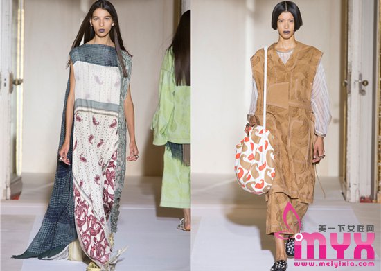 2017春夏巴黎时装周Acne Studios 异域风情女郎