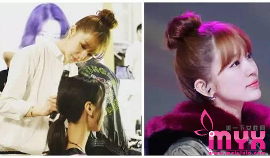 娱乐圈中地位不可撼动的丸子头 看女星集体演绎丸子头