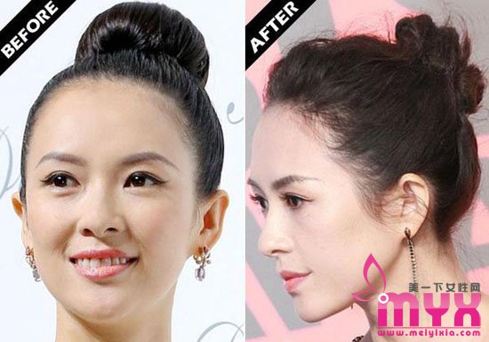 明星实力演绎丸子头升级花瓣头 如何扎花瓣头
