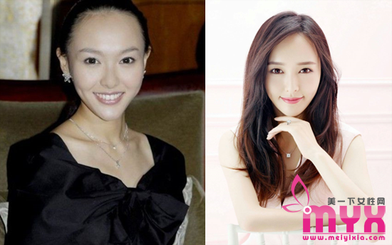 谢娜突然变得这么美，原来是找对了女神线