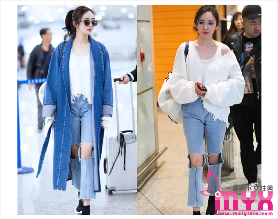 女生春天穿什么衣服好看 大家快来跟着杨幂学穿搭