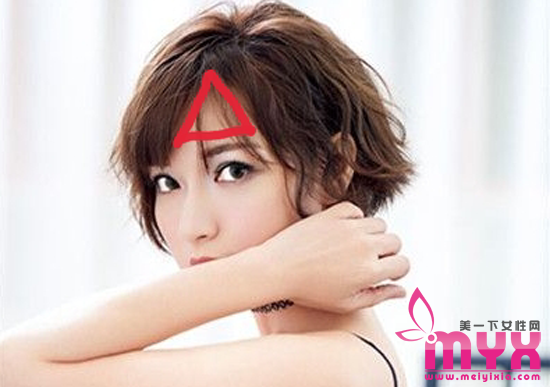 女生三角碎刘海发型图片 打造三角碎刘海的步骤