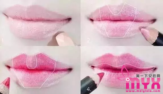 angelababy微笑唇画法步骤图解 甜美可人微笑唇get起来
