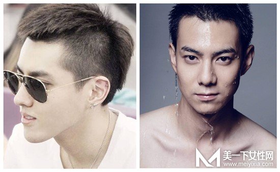男士两边鬓角剃掉的发型 男士发型图片2017款