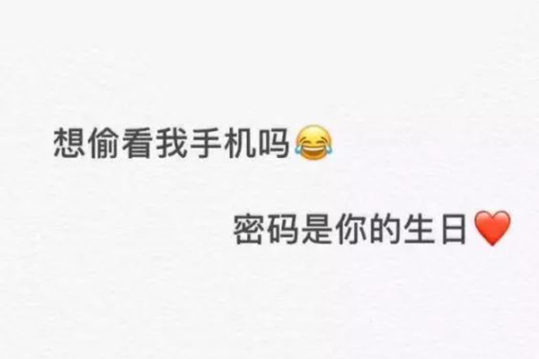 抖音想偷看我手机吗密码是你的生日什么梗