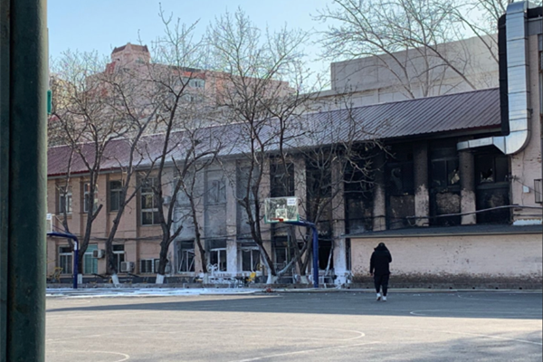 北京交通大学爆炸 现场照片曝光浓烟四起