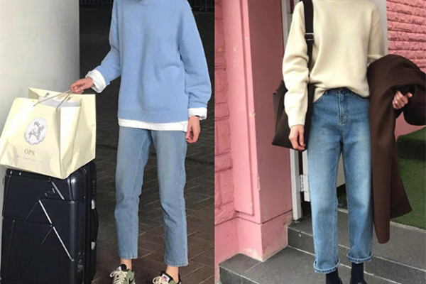 高腰牛仔裤怎么穿 没有这些单品都感觉不是女生